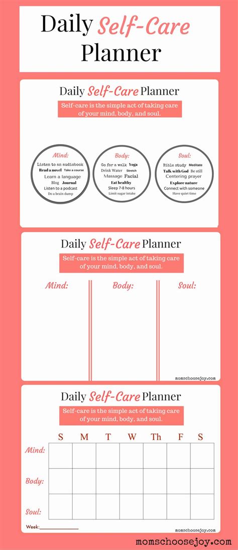 Self Care Plan Template Hamiltonplastering Printable Worksheets