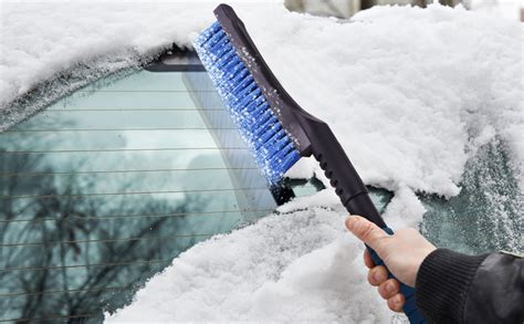 Amazon Fr En Grattoir Voiture Avec Balais Neige Pour Auto