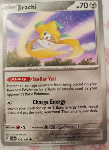 Jirachi Par Paradox Rift Pokemon Tcg D Kup Teraz Na