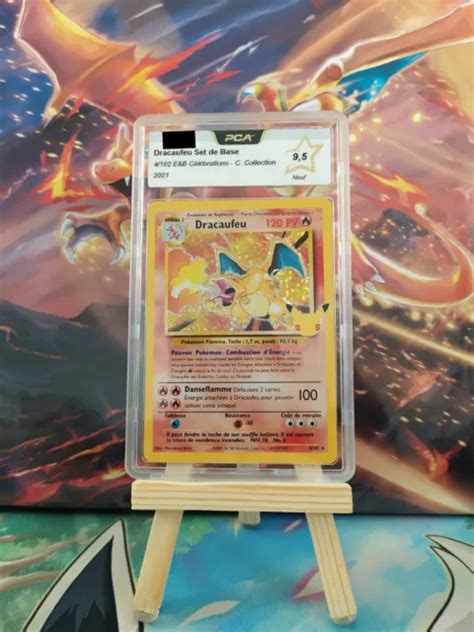 CARTE POKÉMON DRACAUFEU 4 102 Holo Set De Base Célébrations 25 ans PCA