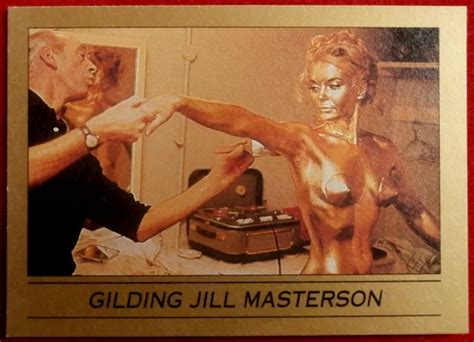 JAMES BOND Goldfinger Card 077 GILDING JILL MASTERSON Eclipse