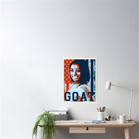 Simone Biles The Goat Poster For Sale By Ursahl Redbubble