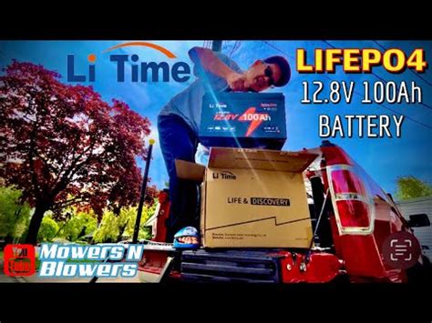 LiTime 12 8V 100Ah TM LiFePO4 Trolling Motor Battery Lithium Iton