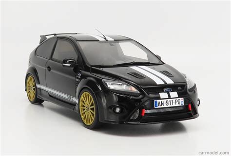 Otto Mobile Ot1008 Scale 118 Ford England Focus Rs Mkii 2010 24h Le Mans Tribute Black White