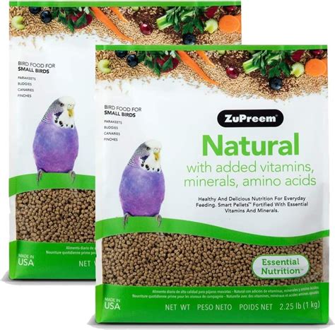 Amazon Zupreem Natural Pellets Bird Food For Small Birds Lb