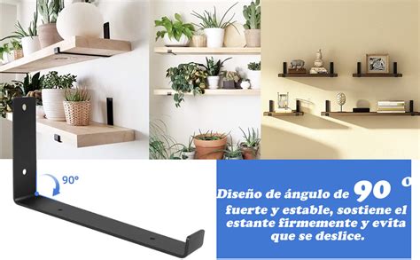 Spoway Soportes Flotantes Para Estantes Piezas Resistentes Soportes