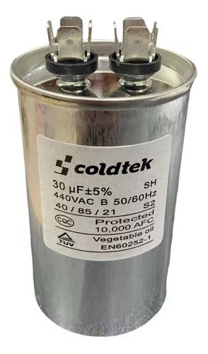 Capacitor Trabajo 30uf Mf 370v 440v Redondo Aluminio 5060hz