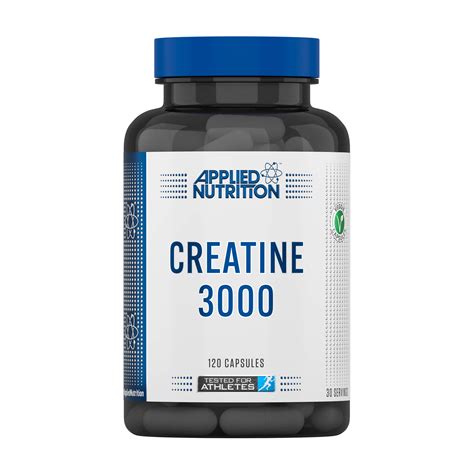 Applied Nutrition Creatine 3000 Creatine Monohydrate Capsules 3000mg Per Serving High