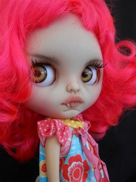 Custom Vampire Blythe Doll Etsy Mu Ecas Blythe Etsy Blythe