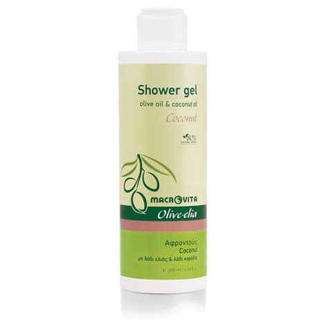 Olive.elia Shower Gel Coconut - MACROVITA SHOP