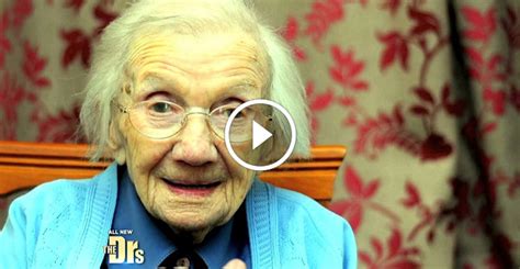 109 Year Old Woman Reveals The Secret To Long Life Women You Will