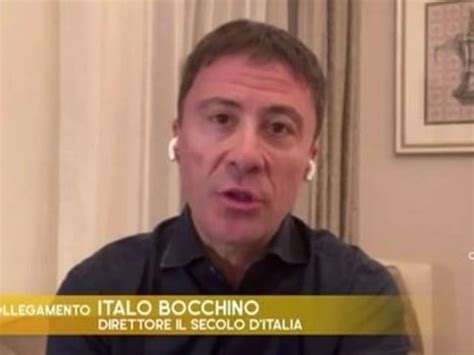 Italo Bocchino: "Renzi risponderà di ciò che ha appena detto qui in tv