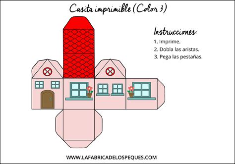 Manualidades Infantiles Casas Imprimibles La F Brica De Los Peques