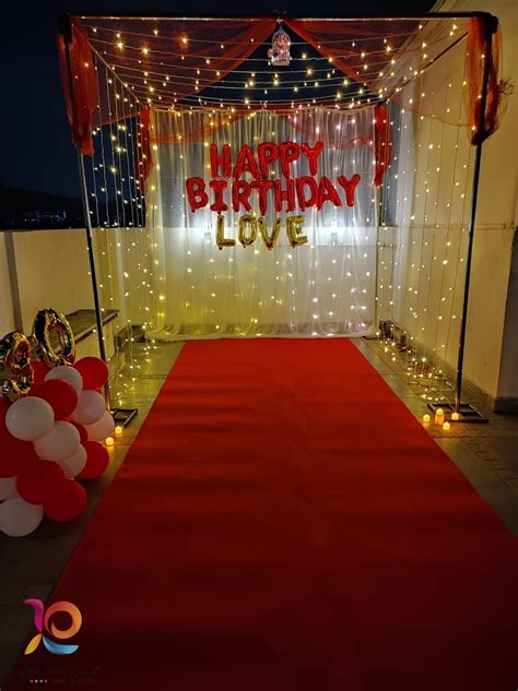 Romantic Surprise Birthday Decoration