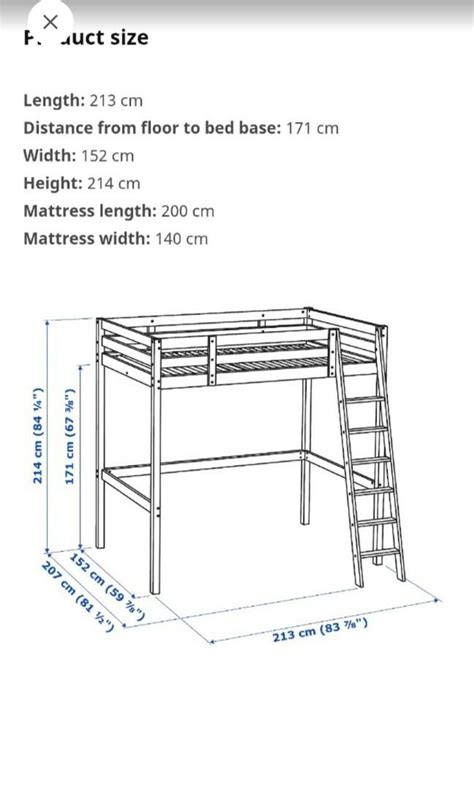 Ikea Loft Bunk Bed Furniture And Home Living Furniture Bed Frames And Mattresses On Carousell