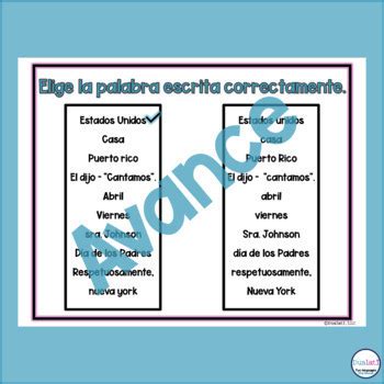 English And Spanish Capitalization Rules By Dualati Edu Bilingual Resources