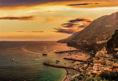 Sunset On Amalfi Photograph By Vivida Photo PC Fine Art America