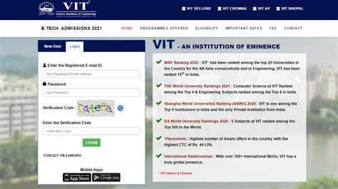 VITEEE Application Form 2025 Out VIT BTech Registration Link Last