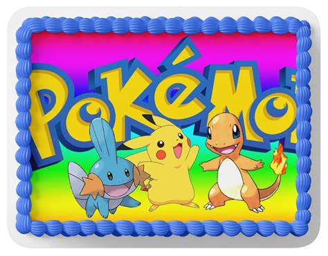 Op Atek Na Tort Pokemon Prostok Tny Napis Erli Pl