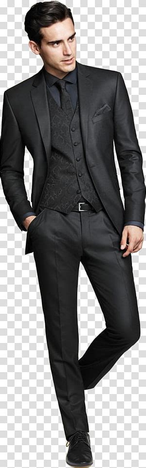 Black Suit Jacket Illustration Suit Formal Wear Clothing Tuxedo Men