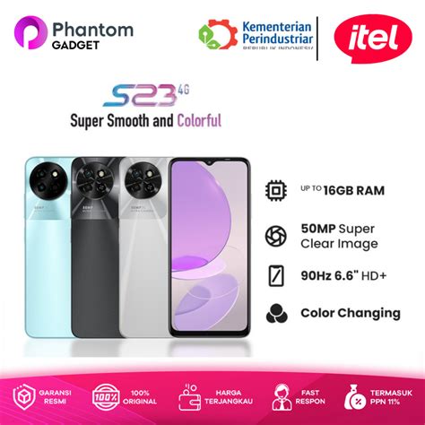 Jual Itel S Hz Mah Gb Gb Garansi Resmi Shopee