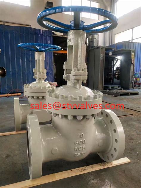 Cast Steel Gate Valve 600LB 10 Inch API 600 China Industry Valves