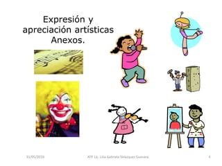 Expresión y apreciación artísticas PPT