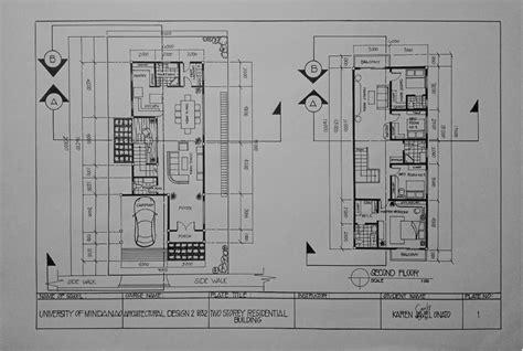 Floor Plan In Floor Plans Residential Building Architecture