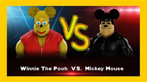 Winnie The Pooh Vs Mickey Mouse Youtube