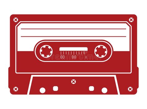 Cassette tape stock vector. Illustration of sound, record - 67489104