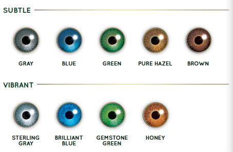 Guide To Air Optix Colors Contact Lenses Colored Contacts Air Optix