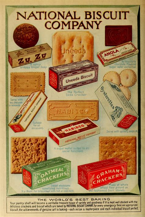 National Biscuit Company (Nabisco), 1919 : r/vintageads