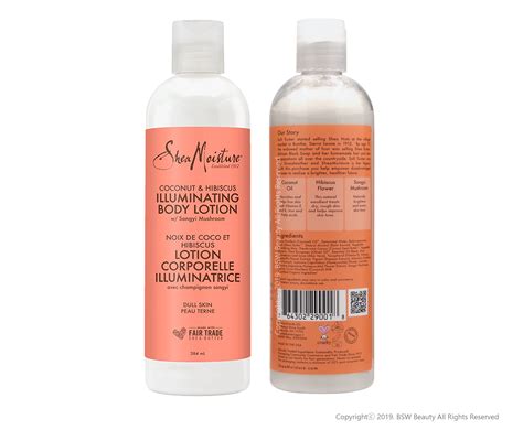 Shea Moisture Coconut And Hibiscus Body Lotion 13oz