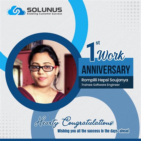 Solunus Inc On Twitter Congratulations On Completing Your 1st Year