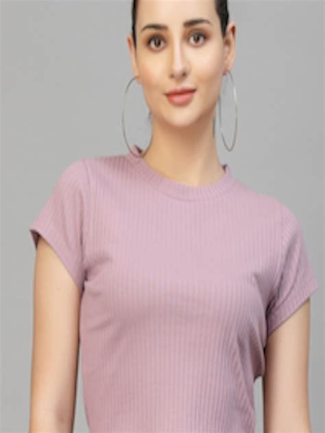 Buy Strong And Brave Odour Free Casual Fitted Cotton Crop Top Tops