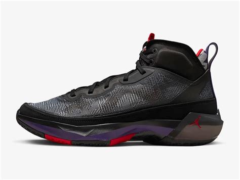 Air Jordan 37 Raptors Black Club Purple Dark Charcoal True Red Dv0747