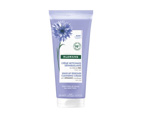 Crème nettoyante démaquillante au bleuet bio 100 ml Klorane