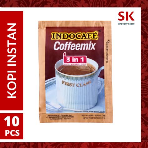 Jual Harga Grosir Indocafe Coffeemix Kopi Instan Sachet 20gr X 10pcs