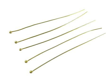 Brass Ball Point Head Pins Brooklyn Charm