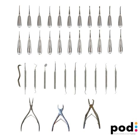 pod Large Clinic Instrument Set – Veterinary Dental Supplies