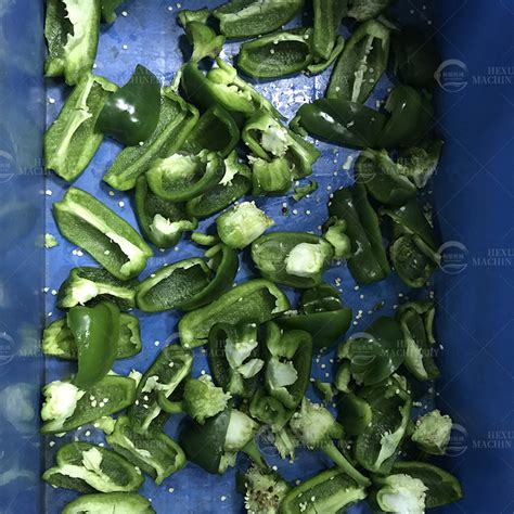 Bell Peppers Coring And Cutting Machine