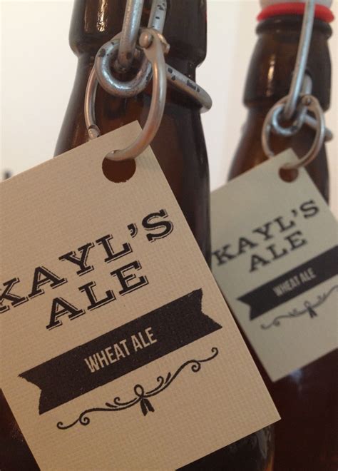 Home brewed craft beer labels on Behance