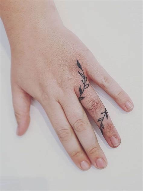 Simple And Tiny Finger Tattoos For Women Include Heart Designs Floral