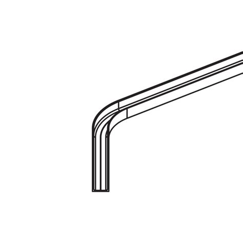 F Hrungsschiene Lm Mm Farblos Eloxiert Gebogen Rechts Planfront