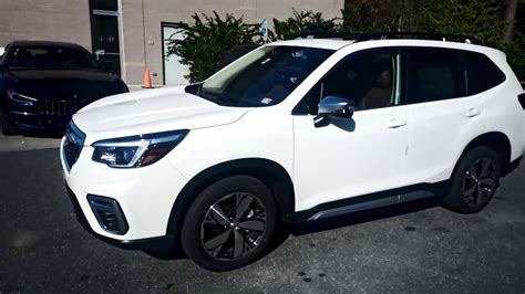 White Subaru Forester 2021