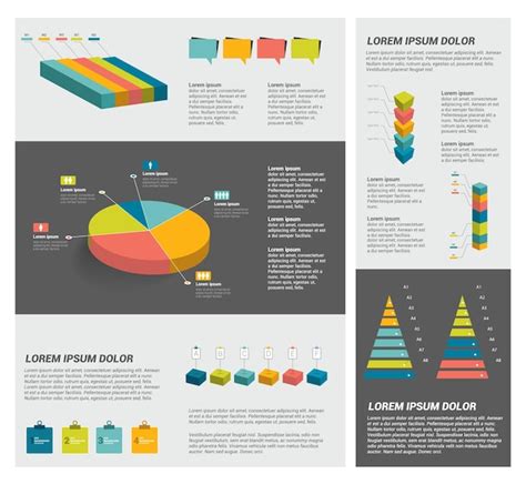 Gran Conjunto De Elementos Infogr Ficos Planos Vector Premium