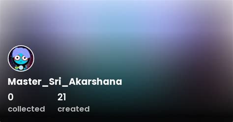 Master_Sri_Akarshana - Profile | OpenSea