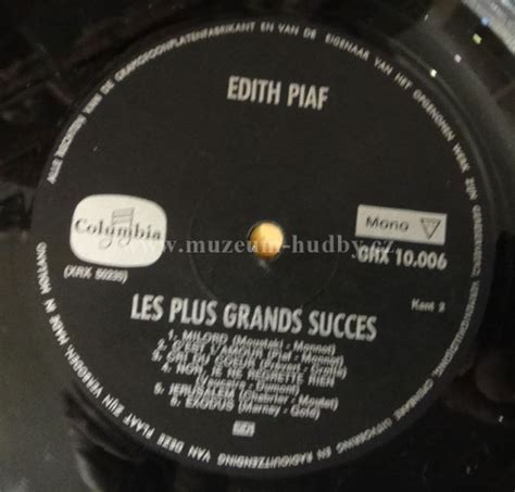 Edith Piaf Les Plus Grands Succès online vinyl shop gramofonové desky