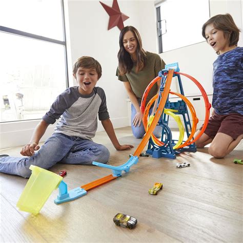Hot Wheels Track Builder Triple Loop Kit Allaz