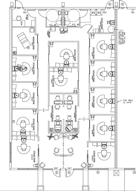 Beauty Salon Floor Plan Design Layout 2762 Square Foot Hair Salon